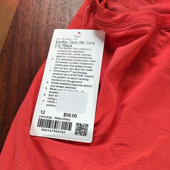NWT Lululemon Swiftly Tech Racerback Tank Top 2.0 *Race Length - Picture 4 of 4